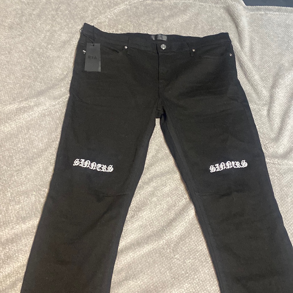 Rta Brand Bryant Sinners Jeans In Black